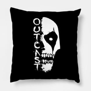 Outcast Skull Pillow