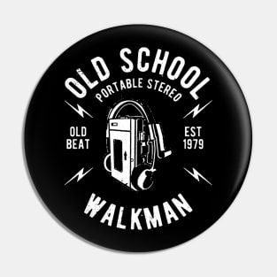 Old School Walk Man Pin