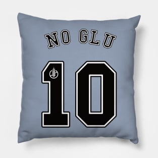 No Glu-10 Football (black) Pillow