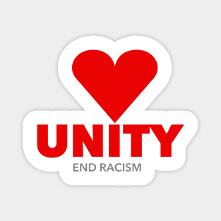 Love Unity, End Racism Magnet