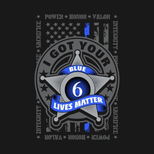 Police U.S. Flag T-Shirt