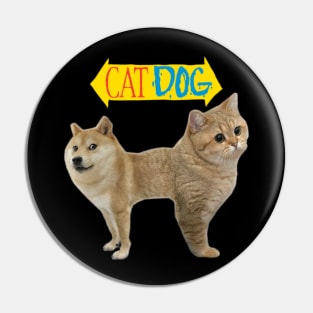 Cat Dog Pin