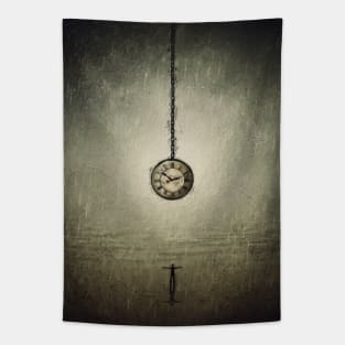 conceptual time painting Tapestry