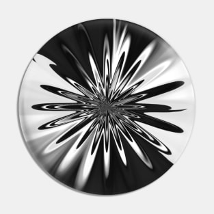 Black & Gray Tie Dye Design Pin