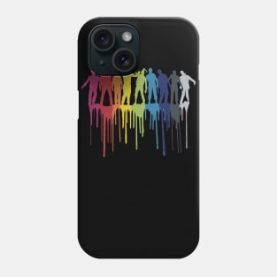 Rainbow Zombie Shuffle: Version One Phone Case