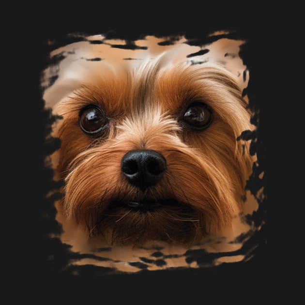 Yorkshire Terrier Face Yorkshire Terrier Dog Lover by Zaaa Amut Amut Indonesia Zaaaa