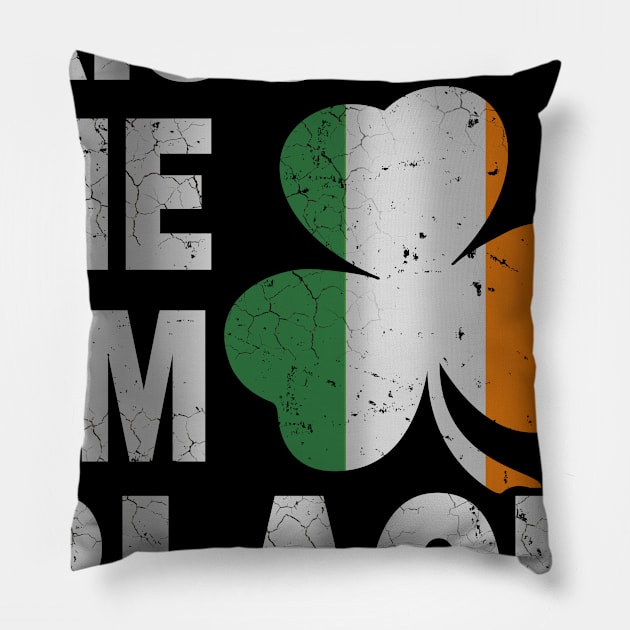 Kiss me i'm black irish st Patrick's day Pillow by snnt