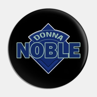 Donna Noble COMPANION - Doctor Who Style Logo Pin