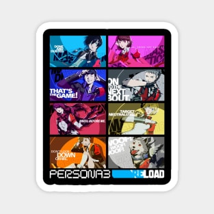 Persona 3 RELOAD - SEES All Out Attack Splash Art Magnet