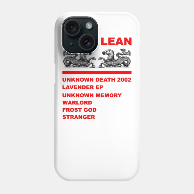 Yung Lean Discography Phone Case by Simonpeters98