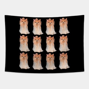 Yorkshire terrier dog cute pattern Tapestry