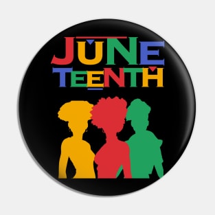 June Teenth Pin