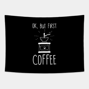 Ok, but first coffee v1 Tapestry