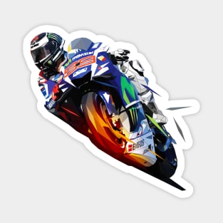 Jorge Lorenzo low poly Magnet