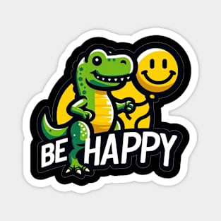 Happy T-Rex Magnet