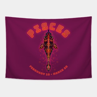 Pisces 5b Raspberry Tapestry