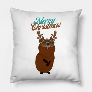 Australian Christmas Quokka Pillow