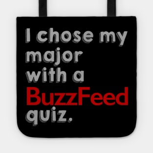 BuzzFeed College Quiz Tote