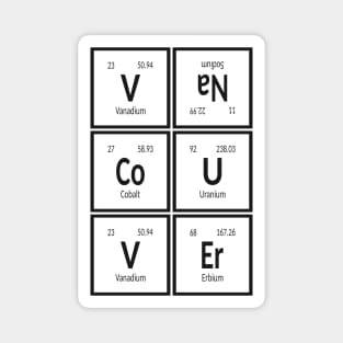 Vancouver City | Periodic Table Magnet