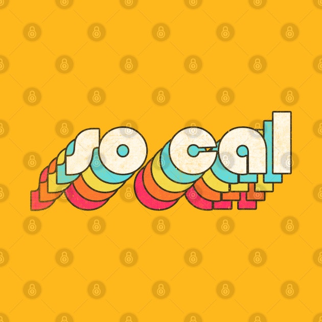 So Cal / Retro California Typography Design by DankFutura