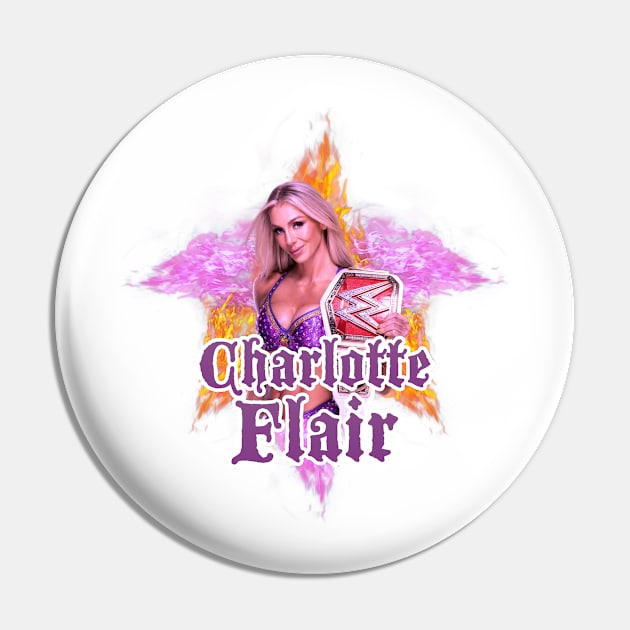 Charlotte Flair // WWE FansArt Pin by suprax125R