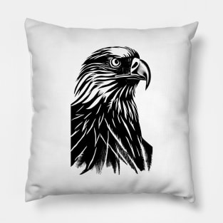 Eagle portrait Pillow