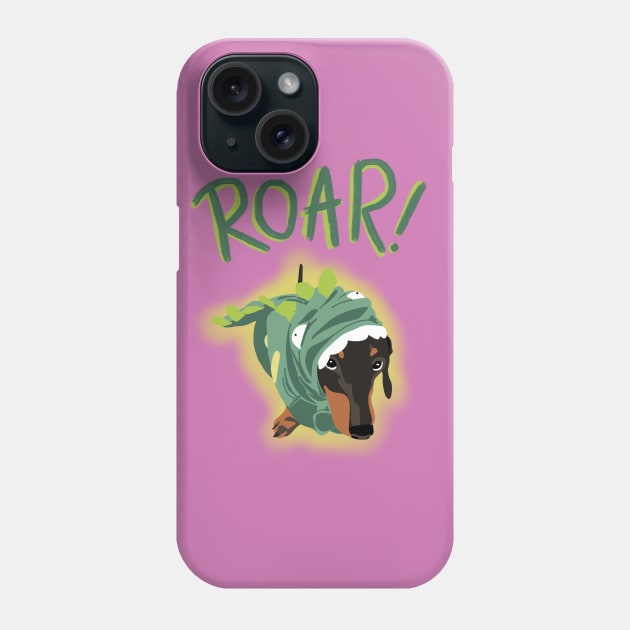 Sausagesaurus Phone Case by laurareid.artist