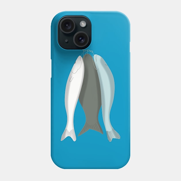 Fish on a stringer Phone Case by SuthrnView