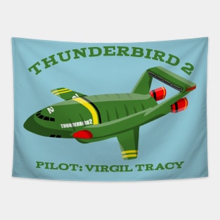 Thunderbird 2 Virgil Tracy Tapestry