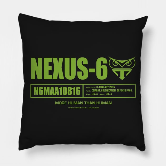 Nexus 6 Pillow by Fanisetas