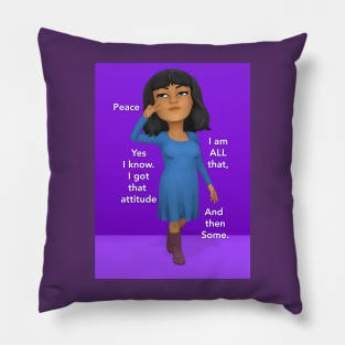 Miss Attitude Pillow