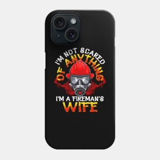 Halloween Shirts for Firefighter Wife Funny Firefighter's Wife Gift Phone Case