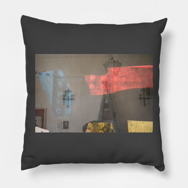 Fluid reflection Pillow by nikolaeftimov