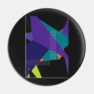 Purple Geometric Abstract colorful pattern Pin