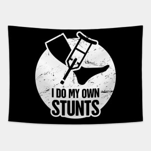 Stunts - Get Well Gift Fractured Broken Knee Cap Tapestry