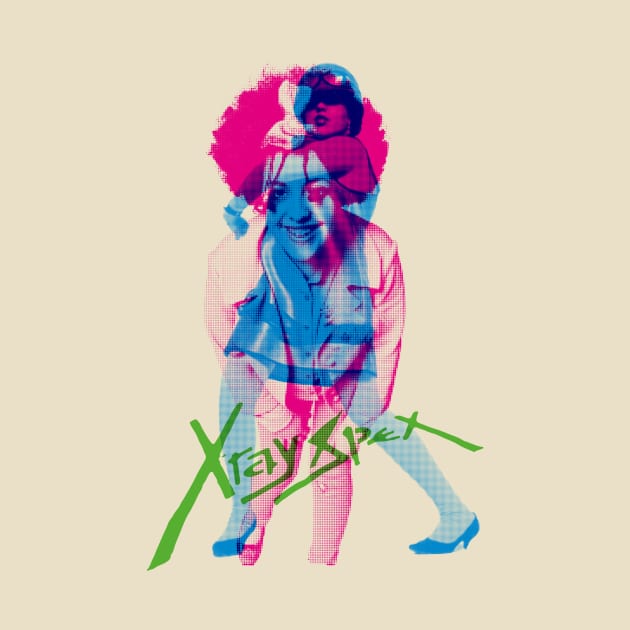 X Ray Spex Poly styrene by HAPPY TRIP PRESS