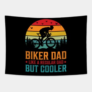 Biker Dad Like a Regular Dad But Cooler Tapestry