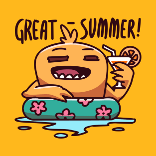 Monster Enjoying Summertime T-Shirt