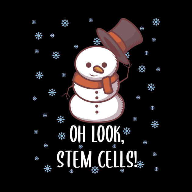 Look Stem Cells! Christmas Science Biology by MGO Design