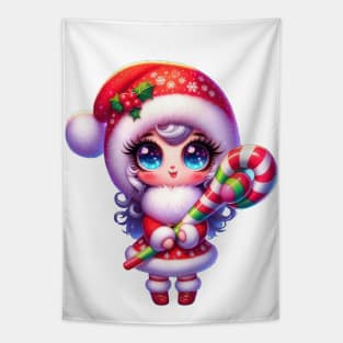 Cartoon Mrs Claus Tapestry