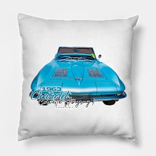 1963 Chevrolet Corvette Stingray Convertible Pillow