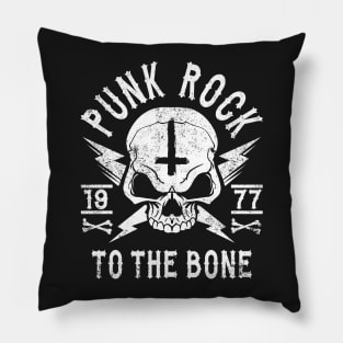 PUNK ROCK - PUNK ROCK TO THE BONE Pillow