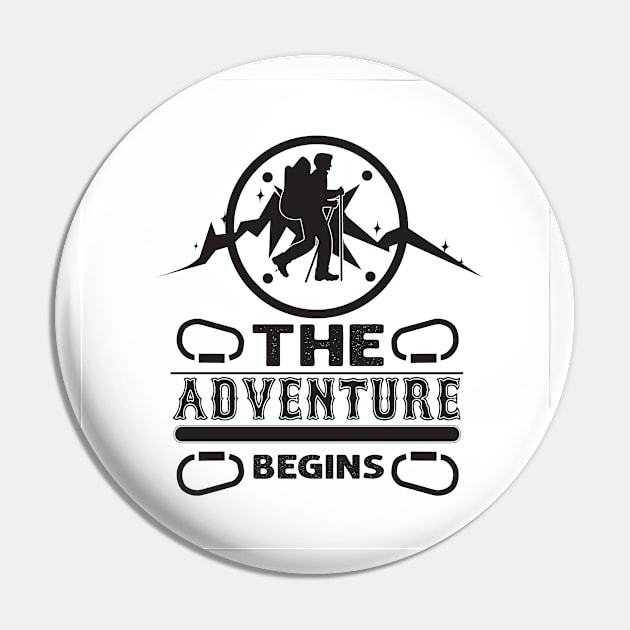 Adventure Art Pin by Alvd Design