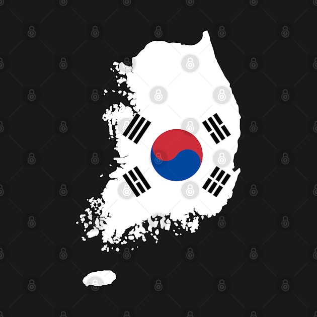 South Korea Flag Card Korea Gift by favoriteshirt