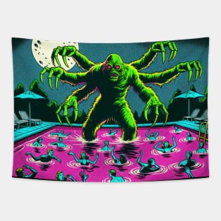 Vintage Horror Tapestry