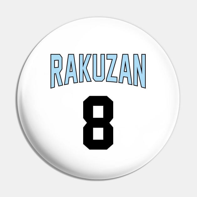 Rakuzan High - Eikichi Nebuya Jersey Pin by KimKim