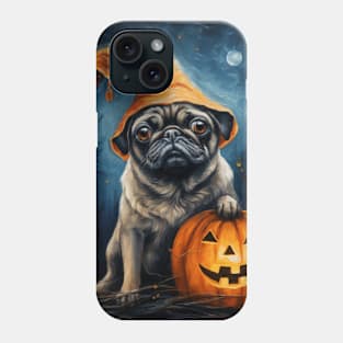 Cream Pug Halloween Phone Case