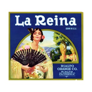 La Reina Brand crate label T-Shirt