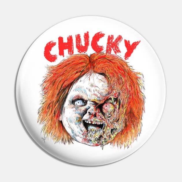 Chucky Pin by DesecrateART