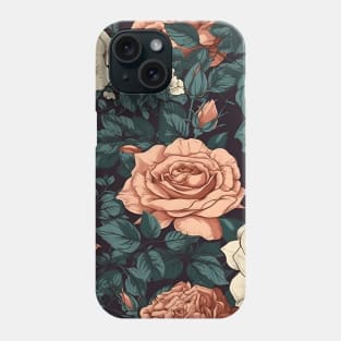 Summer Romance: Mothers Day Embrace the Season with a Colorful Rose Flower Pattern Phone Case